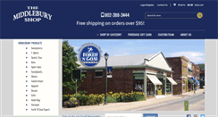 Desktop Screenshot of middleburyshop.com